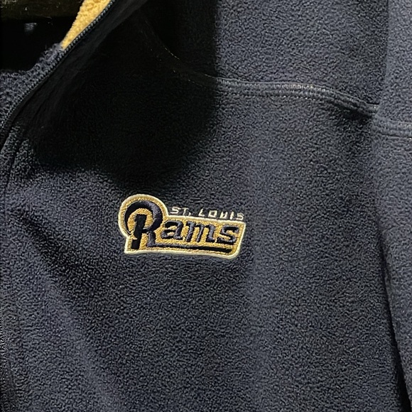 Reebok St. Louis Rams Fleece Full Zip Jacket Men’s Size XL Embroidered - Picture 3 of 8